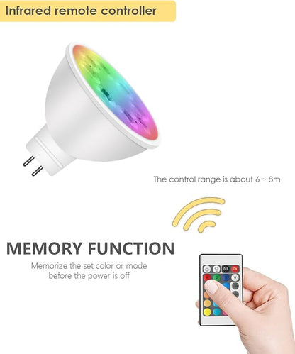 RGB MR16 and MR16 Smart Light Bulbs