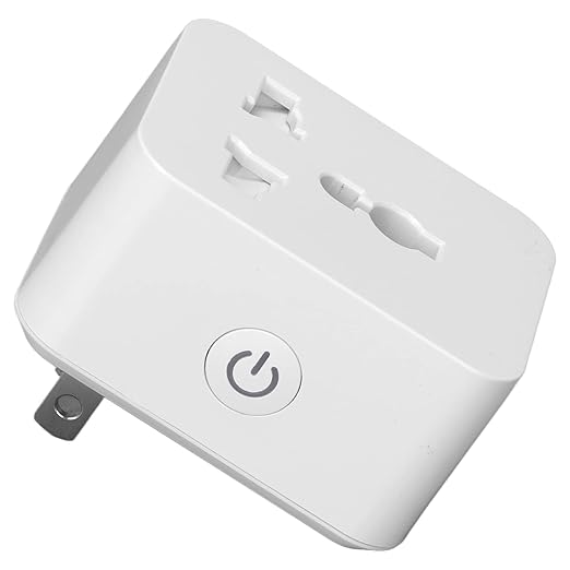 Smart Mini Plug Outlet with Schedule Timer and Voice Control 15A 100-240V WiFi for Home Automation