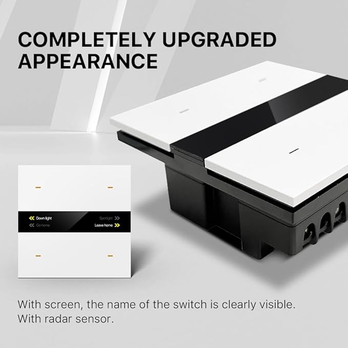 Tuya Zigbee Smart Scene Switch Lighting Smart Control Scene Control Switch Panel Smart Socket Smart Switch 485 86 Box A