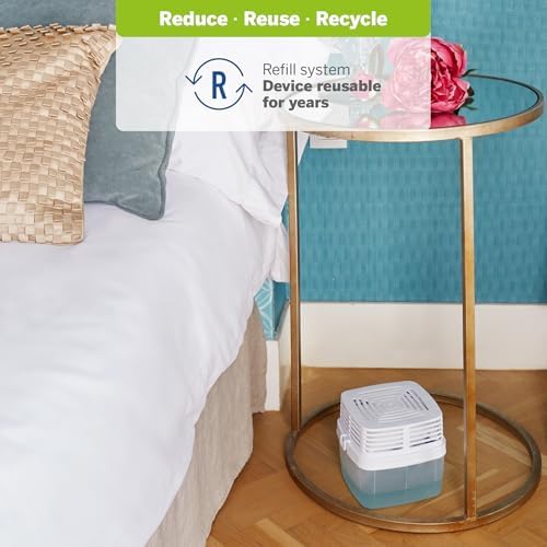 HUMYDRY Moisture Absorber Dehumidifier with 3 Refills 15.9oz Premium Device