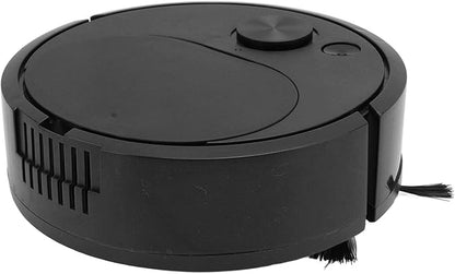 Pwshymi Multifunctional Robot Vacuum Cleaner, Mini Smart Sweeping Robot with USB Charging for Wooden Flooring, Tile and Carpet, Black