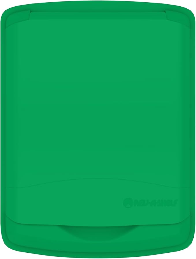 Rev-A-Shelf 50 Qt Under Sink Garbage Can Lid for Base Kitchen and Bathroom Cabinet, Replacement Plastic Trash Bin Lid Only, Green, RV-50-LID-G-1-40