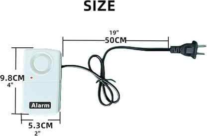 1pc Power Failure Alarm Automatic Power Cut Failure Alerter 120db LED Indicator Smart Alarm Warning Siren (Needs 9V Battery,Not Included) (1)