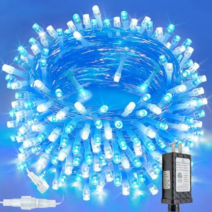 200 LED Connectable String Lights, 66FT Christmas Lights Outdoor Indoor