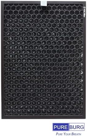 PUREBURG Replacement Filter Compatible with Smart Air SA600 Air Purifier, 2-Pack H13 True HEPA & Activated Carbon Filter For Air Clean Dust VOCs Odor