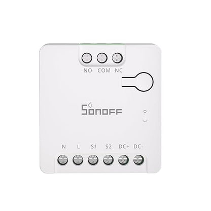 SONOFF WiFi MINI-D Smart Switch with Matter,Dry Contact Output,Supports AC or DC Input,Compatible Alexa & Google Home,for Garage Doors、Boilers、DC Low Power Motors/Solenoid Valves (2 PCS)