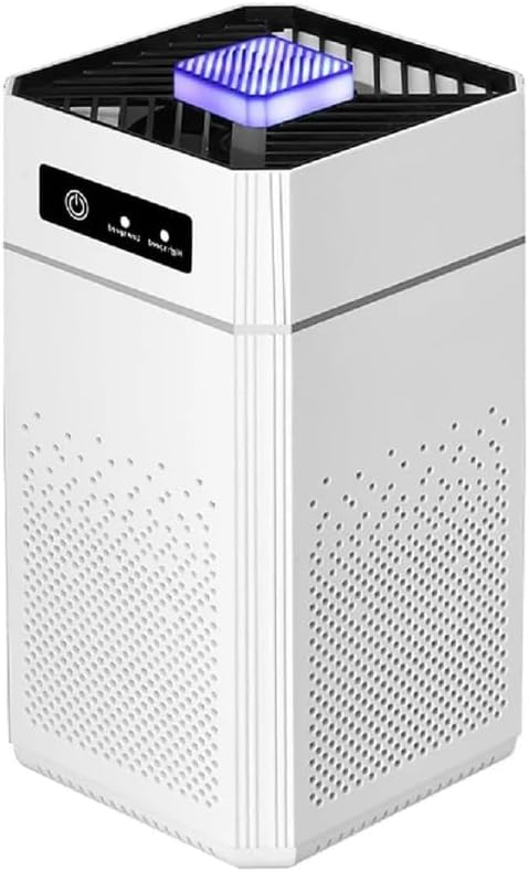 ZENG Air Purifiers for Bedroom, Office & Home – Portable Filter Claener with Multi-Layer Filter, Quiet Operation, USB Powered, Night Light, Compact Design, White