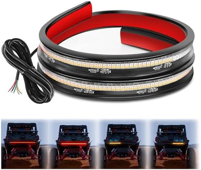 Nilight 30" UTV Tailgate Light Strip Running Brake Turn Signal Light