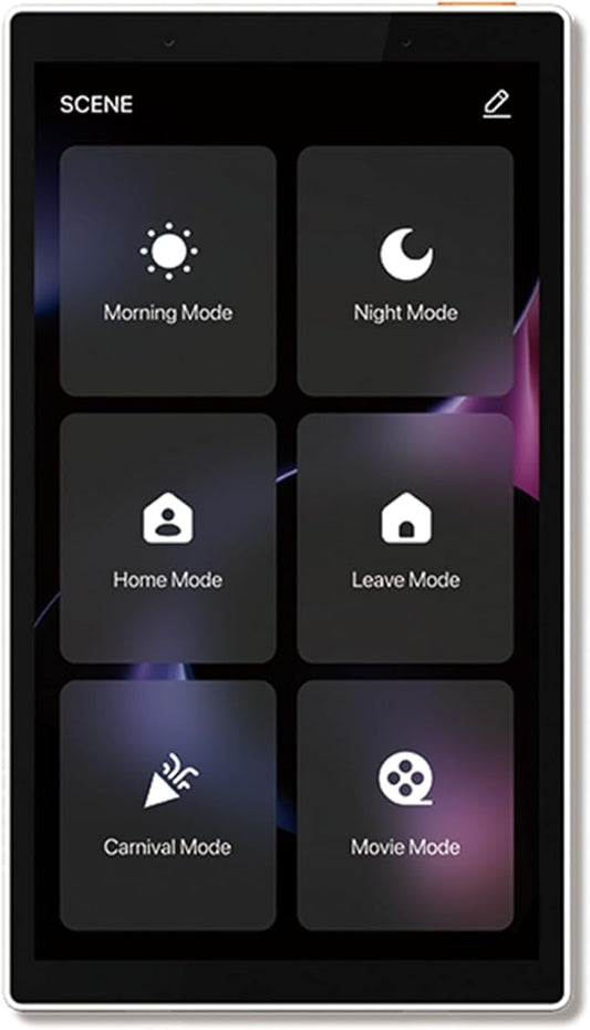 5 Inch Smart Home Control Panel Touchscreen, All-in-One Home Devices Switch Wall Mount Smart Panel Built-in Multimode Gateway and Voice Assistant Compatible with Smart Home Devices