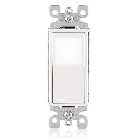 Leviton 15 Amp Decora LED Illuminated Light Wall Switch 3-Way, L5613-2W