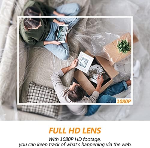 Security Camera, Hidden Spy Camera, WiFi Nanny Cam, No Audio