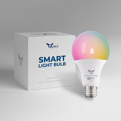 Smart Light Bulbs, 16 Million RGBCW/WW LED Light Bulbs, Music Sync, Bluetooth and Wi-Fi, App Control, A19 E26 9W (60W Equivalent), 806LM, 4 Pack