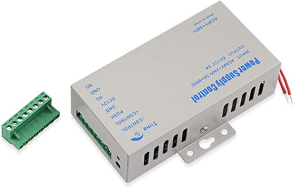 YiToo Access Control Power Supply K80 Power Switch DC 12V 5A AC 110~260V for All Types Access Control System Door Lock with Time Delay