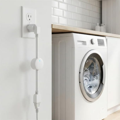 Ezlo Z-Wave In-Line Smart Switch, 800 Series with Energy Monitoring | Works with Ezlo, Alexa via hub, Home Assistant & More | 1800W Max Load for Lamps, Humidifiers, Appliances | Z-Wave Hub required