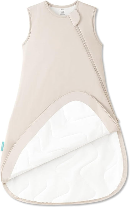 PurComfy Supersoft Sleep Sack 1.0 TOG, Premium Bamboo Viscose Baby Sleeping Bag 2-Way Zipper Sleep Sack Baby Wearable Blanket