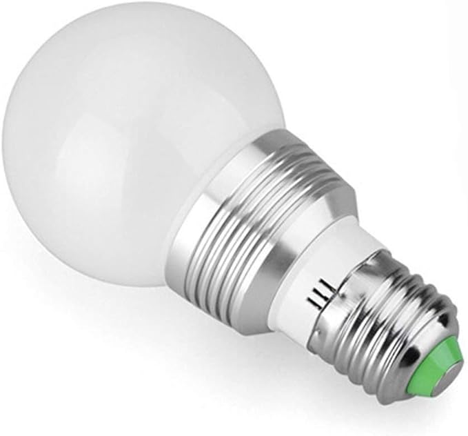 Superdream E27 3W RGB LED Light Bulb 16 Colors Changing Dimmable Multi Color LED Light with IR Remote Control for Home Decoration Bar Party KTV Mood Lighting (2 Pack)