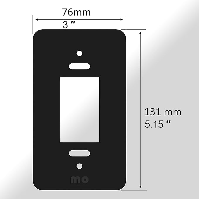 Non-Adhesive Wall Plate Compatible with Video Doorbell Wired (Model 5AT3T5) Mount Back-Plate Covers Holes Scratches Video Door Bell Backplate Camera Apartment