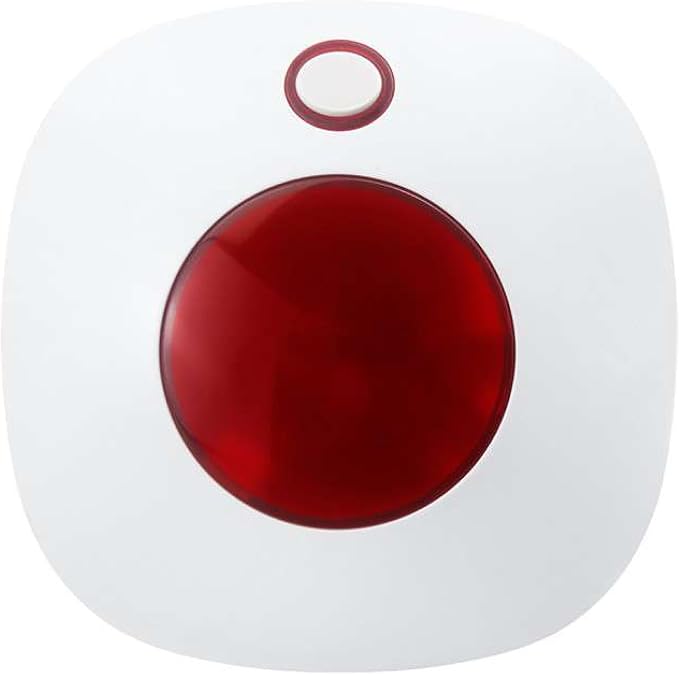 OSI Wireless Alarm Strobe Siren (Gen 2) - Accessory for OSI Smart Alarm System (Gen 2) ,Wi-Fi Wireless Strobe Siren, Plugs into Electrical Outlet, 8 Hour Back-up Lithium Battery