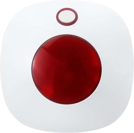 OSI Wireless Alarm Strobe Siren (Gen 2) - Accessory for OSI Smart Alarm System (Gen 2) ,Wi-Fi Wireless Strobe Siren, Plugs into Electrical Outlet, 8 Hour Back-up Lithium Battery
