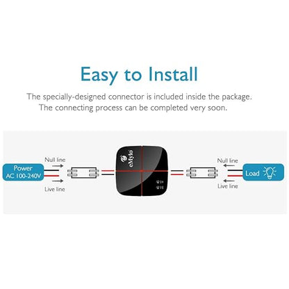 Smart WiFi RF Relay Switch Wireless 433Mhz Remote Control Light Switch Timer Function DC 5V-24V Two Channels RF Relay Module Controller Compatible with Alexa,Google Assistant 2pc Transmitter