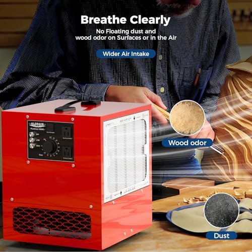 ALORAIR Purecare 1050 Hanging Air Filtration System for Woodworking
