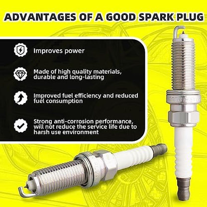 Set of 6 Ignition Coils Pack UF550 22448-JA10C & 6 PCS Iridium Spark Plugs