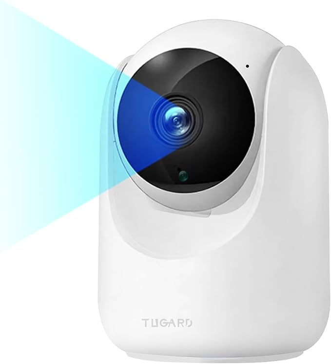 Indoor Security Camera,2.4G WiFi Cameras for Home Security,Pan Tilt 355°View 100°vertical,Motion Detection for Baby&Pet Monitor Dog Camera with PIR,Color Night Vision,2-Way Talk,Cloud/SD,6 IR LED