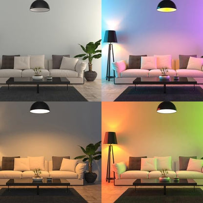Feit Electric LED Color Changing Light Bulb - A19 with an E26 Medium Base Light Bulb - 60W Equivalent - 15 Year Life (Pack of 2)