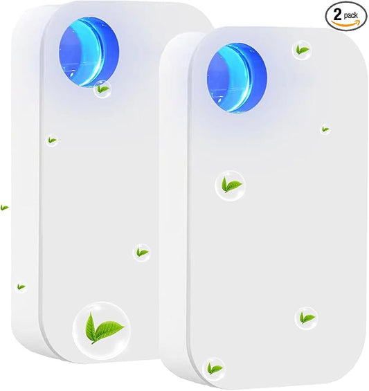 Ion Air purifiers Plug in Air Ionizers for Home Portable and Quiet Ionic Air Purifiers for Bedroom Toilet Office Kitchen and Pets(2)