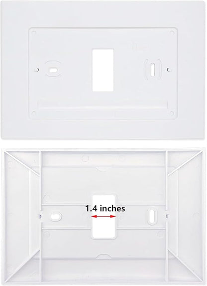 F61-2663 Wall Plate for Sen si Wi-Fi Programmable Thermostat,Hand Control, White (2)