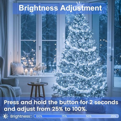 300 LED String Lights, 99FT Extra-Long Christmas Lights Outdoor Indoor