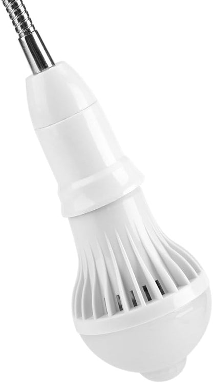 Keenso E27 Motion Sensor Light Bulb, Smart Infrared Sensor PIR LED Bulbs, Auto On/Off Night Light for Outdoor Indoor Stairs Garage Corridor(5W)