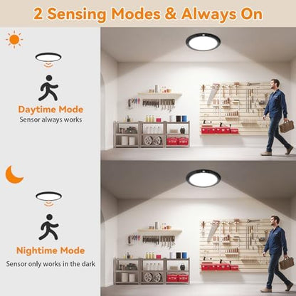 KYEKIO 2Pack Rechargeable LED Ceiling Light/Shower Light with Remote