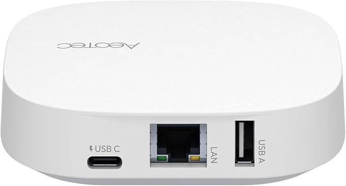 Aeotec Smart Home Hub2 - V4, Works as a SmartThings Hub, Zigbee, Matter Gateway, Compatible with Alexa, Google Assistant, WiFi (No Z-Wave)
