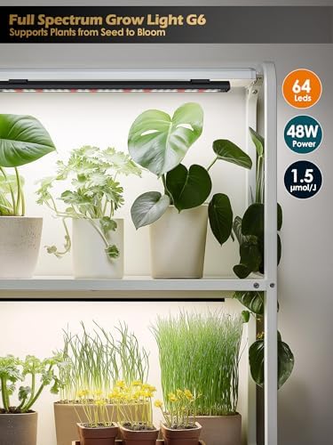 GLOWRIUM T5 Grow Light for Indoor Plants, 3500K Plant Light Strip