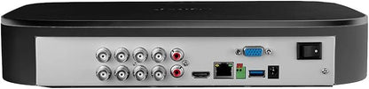 4K Ultra HD 8 Channel Digital Video Recorder with Smart Motion Detection and Smart Home Voice Control 2TB