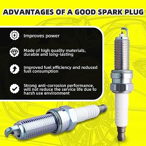 Set of 4 Ignition Coils Pack UF816 27300-2E601 & 4 PCS Iridium Spark Plugs