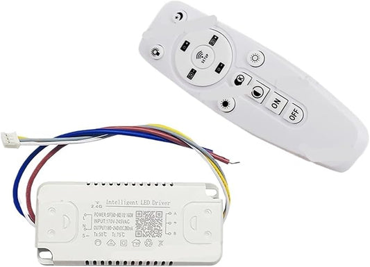 1pcs LED Driver 48W 80W 100W 120W 140W 160W APP Control 2.4G Long Distance Smart LED Transformer for Ceiling Light Power Supply (Color : 160W, Size : 280MA)