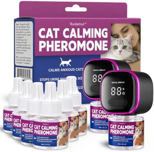 Smart Cat Pheromone Diffuser Kit, 2 Diffusers + 6 Refills