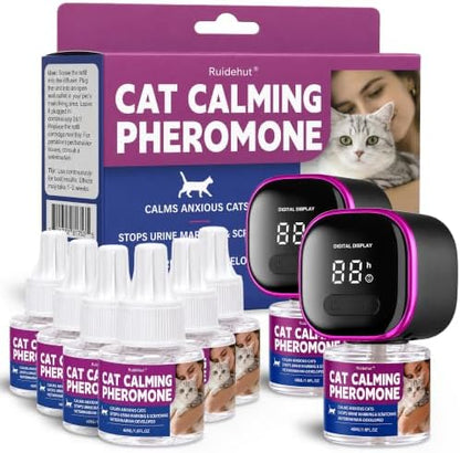 Smart Cat Pheromone Diffuser Kit, 2 Diffusers + 6 Refills