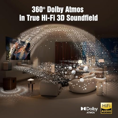 Flagship True 5.1.4 Hi-Fi Dolby Atmos Surround Sound System with Subwoofer