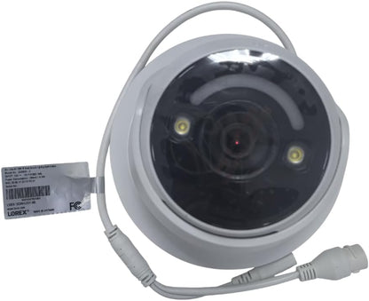 Lorex Classic 4K+ PoE Dome Camera | 12MP | IP Add-on Camera (No Cable) | Color Night Vision | Person & Vehicle Detection | 2-Way Talk | Metal Housing | IP67 Weatherproof | Requires a Recorder