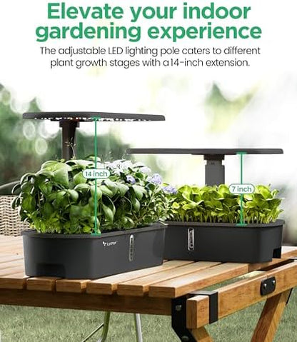 LETPOT LPH-Air 10-Pod Hydroponics Growing System Indoor Garden Kit