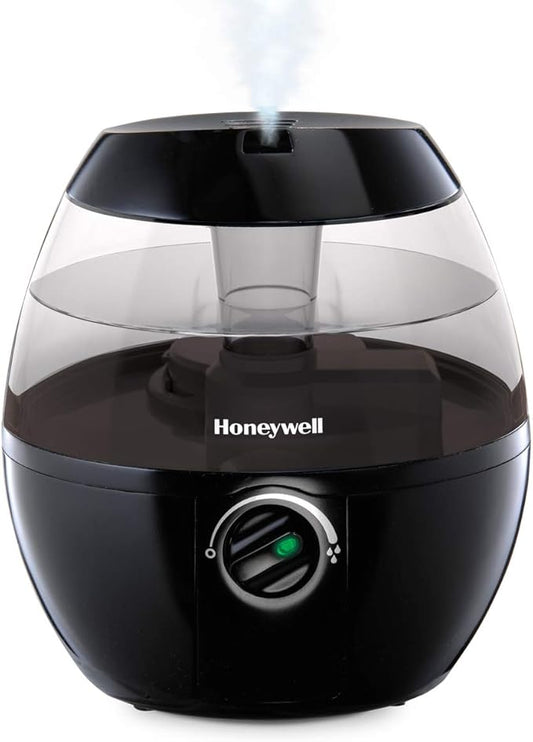 Honeywell HUL520B Mistmate Cool Mist Humidifier Black With Easy Fill Tank & Auto Shut-Off, For Small Room, Bedroom, Baby Room, Office