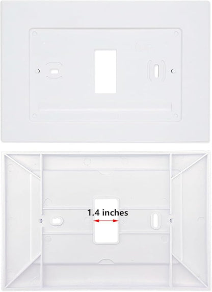 F61-2663 Wall Plate for Sen si Wi-Fi Programmable Thermostat,Hand Control, White (1)