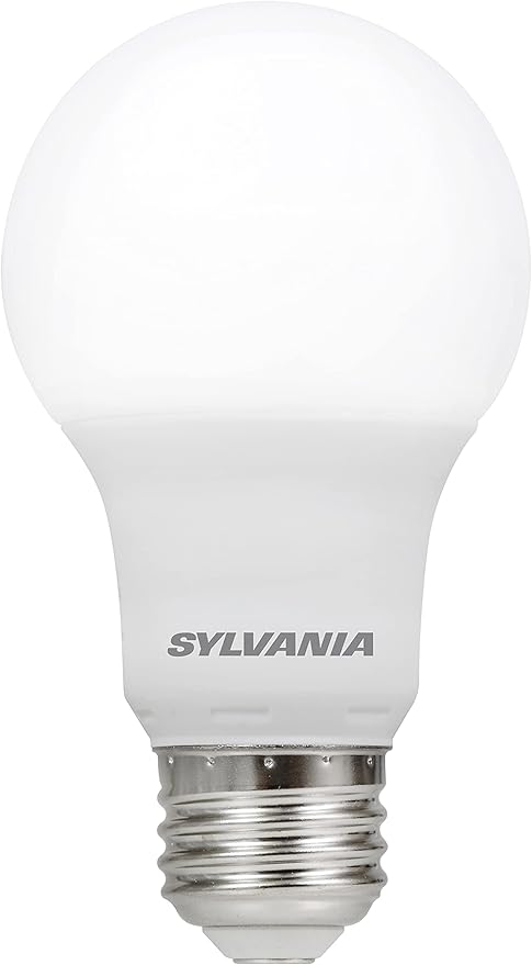 Sylvania A19 LED Light Bulb, 9W, 60W Equivalent, 13 Years, Dimmable, 800 Lumens, 2700K, Soft White - 1 Pack (74687)