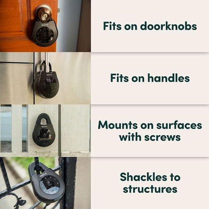 igloohome Keybox 3E Smart Lock Box – Large Key Safe w/Airbnb Sync (iOS/Android) – Remotely Generate Bluetooth-Keys & Pin Codes Without Internet