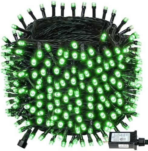Connectable 88Ft 240LED Christmas String Lights Outdoor Indoor, Green