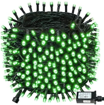 Connectable 88Ft 240LED Christmas String Lights Outdoor Indoor, Green