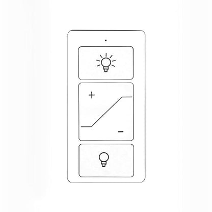 Nexete Light Remote Switch, Dimmer Switch Mini Remote Control (1x Switch no Include Receiver)